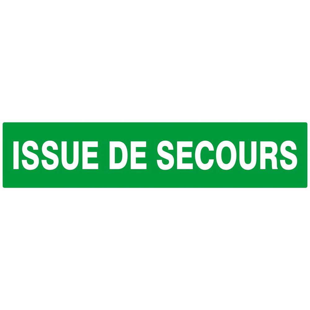 PANNEAU ISSUE DE SECOURS 330X75MM TALIAPLAST - 625431