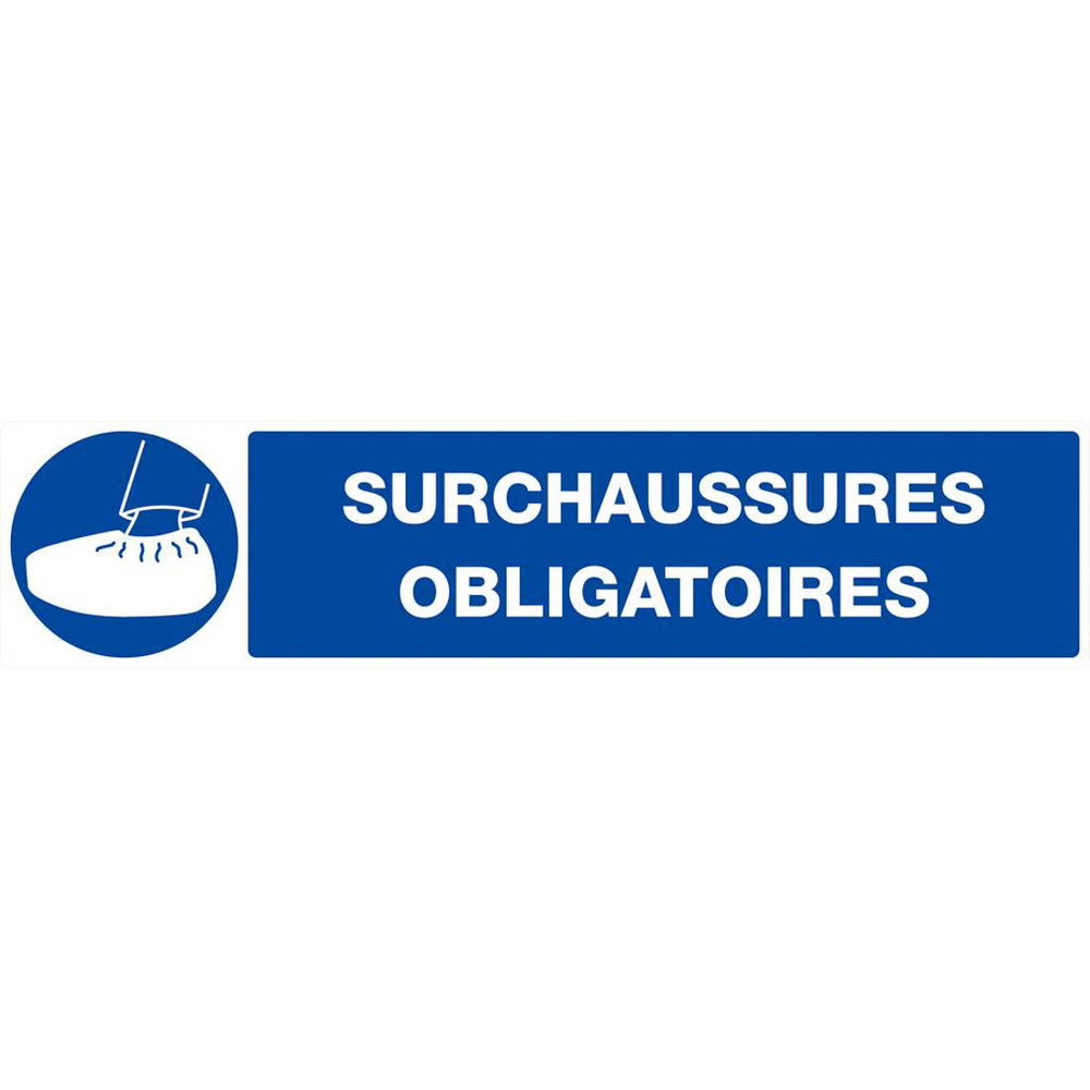 PANNEAU SURCHAUSSURES OBLIGATOIRES 330X75MM TALIAPLAST - 625522