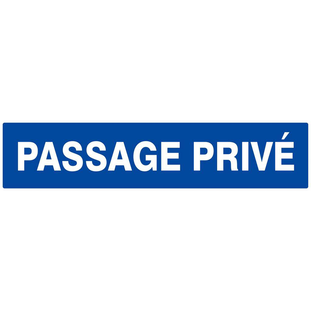 Panneau rigide PASSAGE PRIVE 330X75MM TALIAPLAST - 625601
