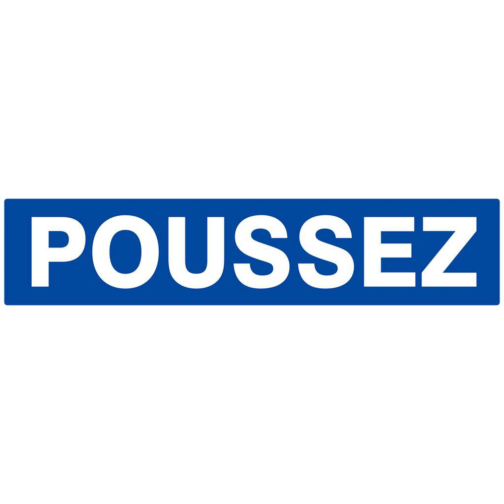 Panneau rigide POUSSEZ 330X75MM TALIAPLAST - 625605