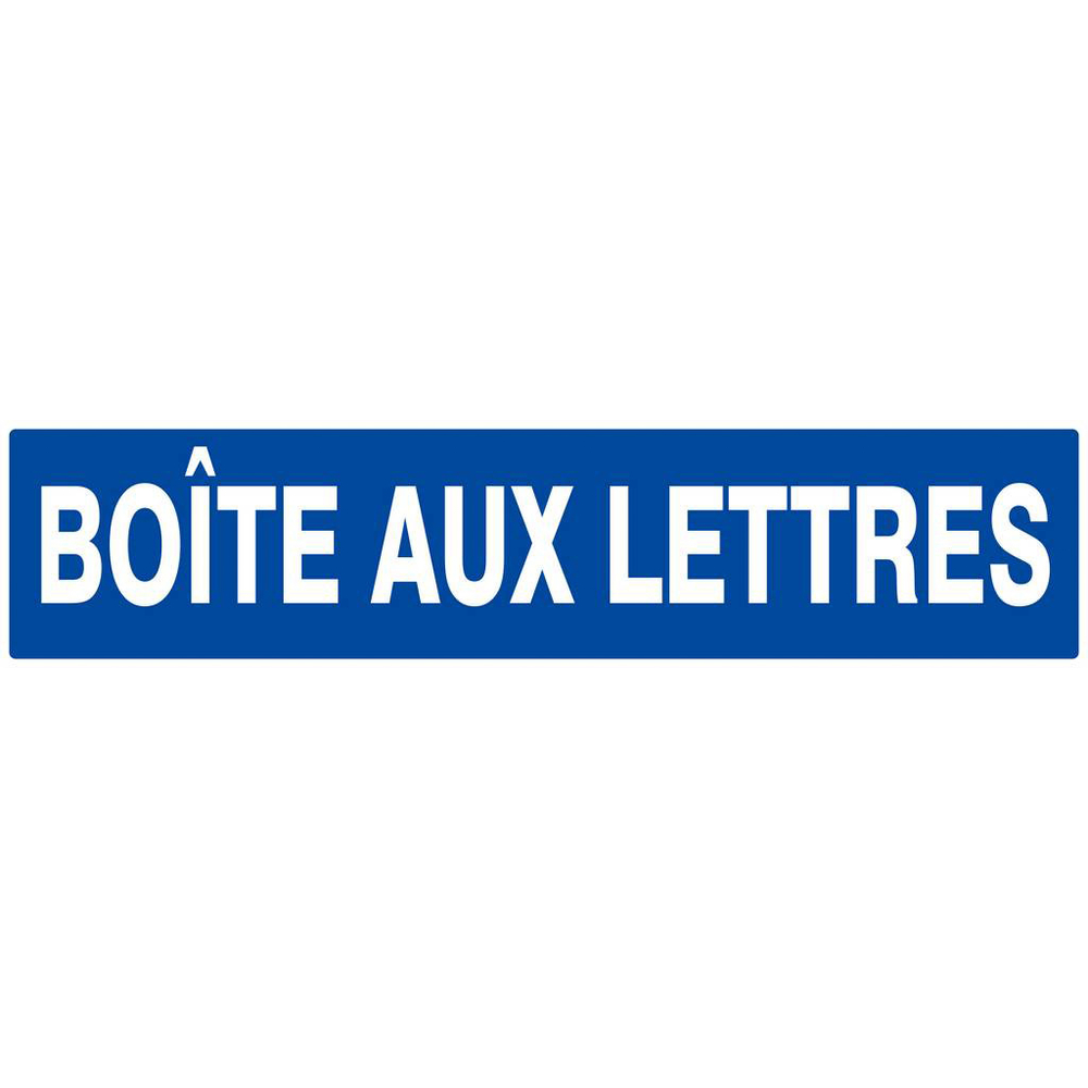 Panneau rigide BOITE AUX LETTRES 330X75MM TALIAPLAST - 625609