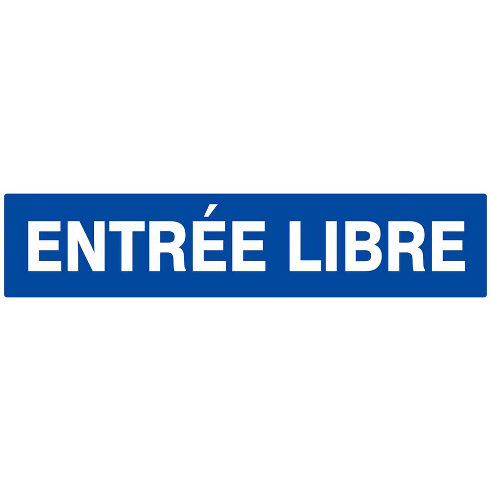 Panneau rigide ENTREE LIBRE 330X75MM TALIAPLAST - 625615