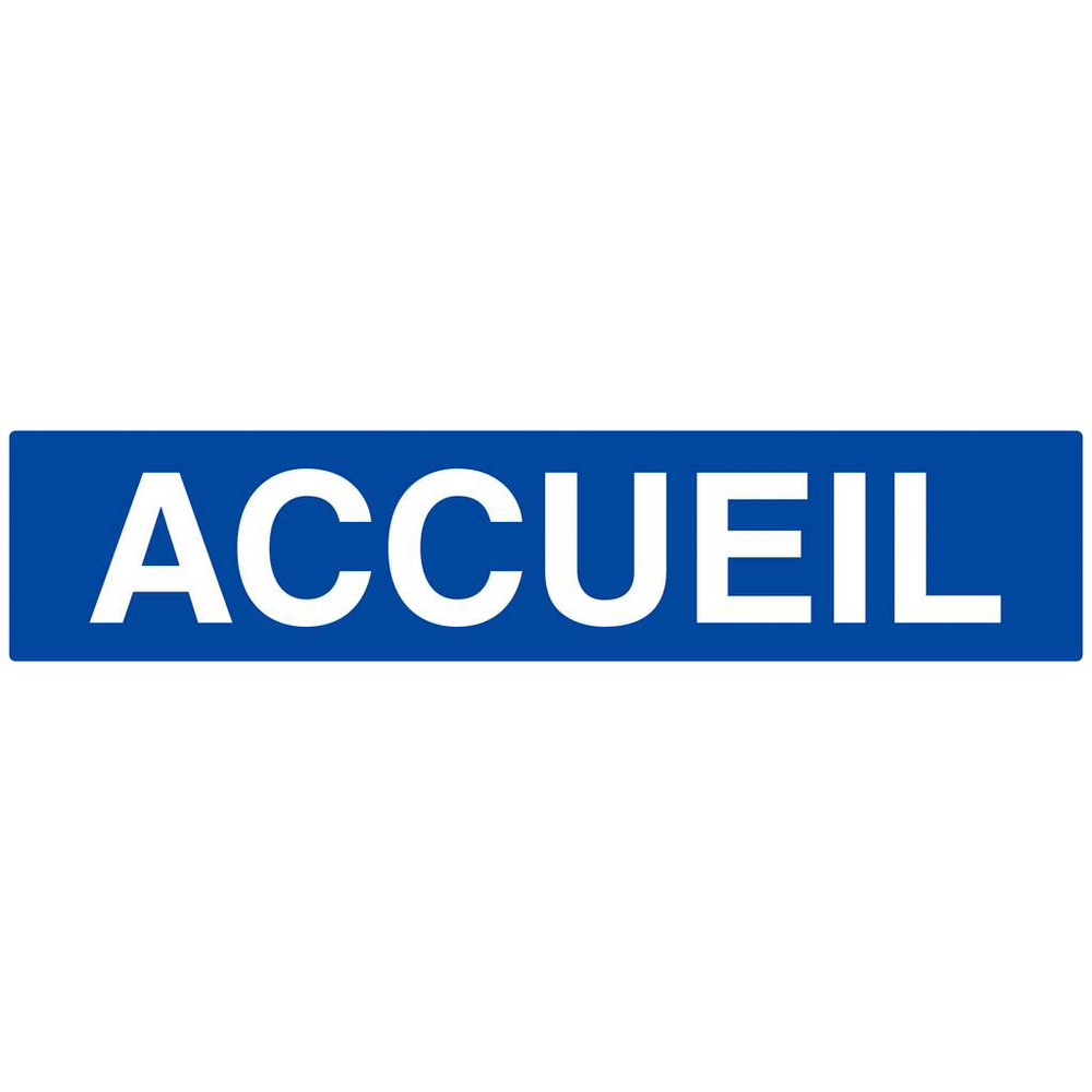 Panneau rigide ACCUEIL 330X75MM TALIAPLAST - 625623