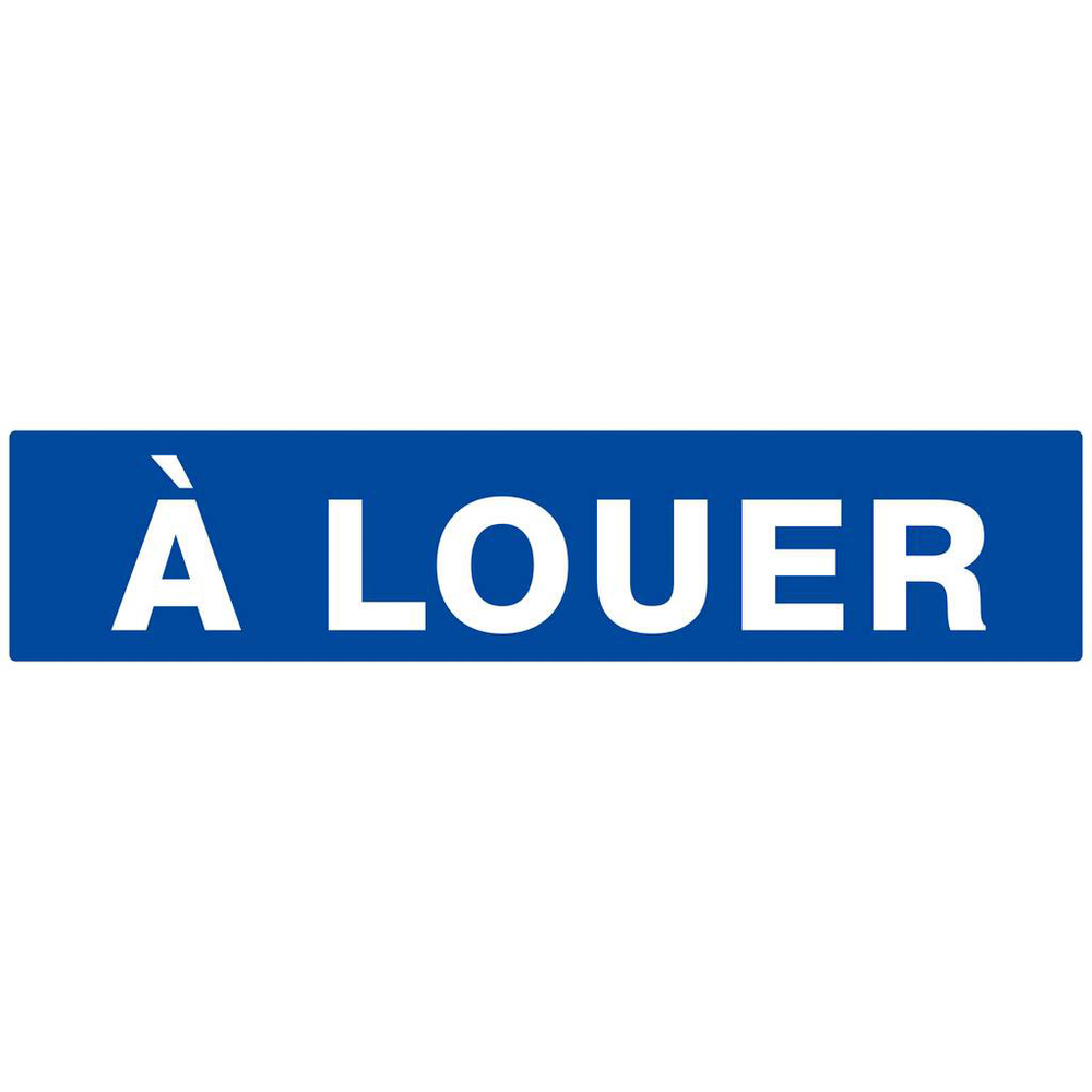Panneau rigide A LOUER 330X75MM TALIAPLAST - 625634