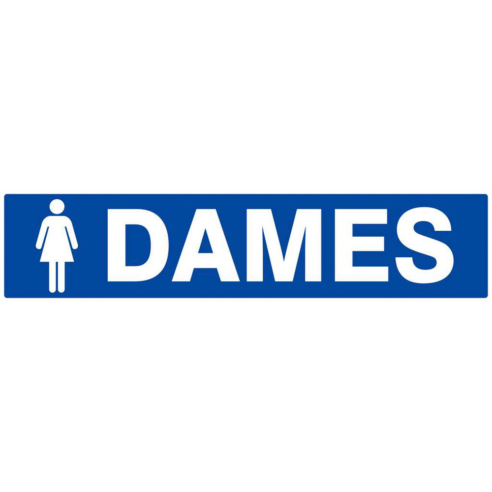 Panneau rigide TOILETTES DAMES 330X75MM TALIAPLAST - 625647