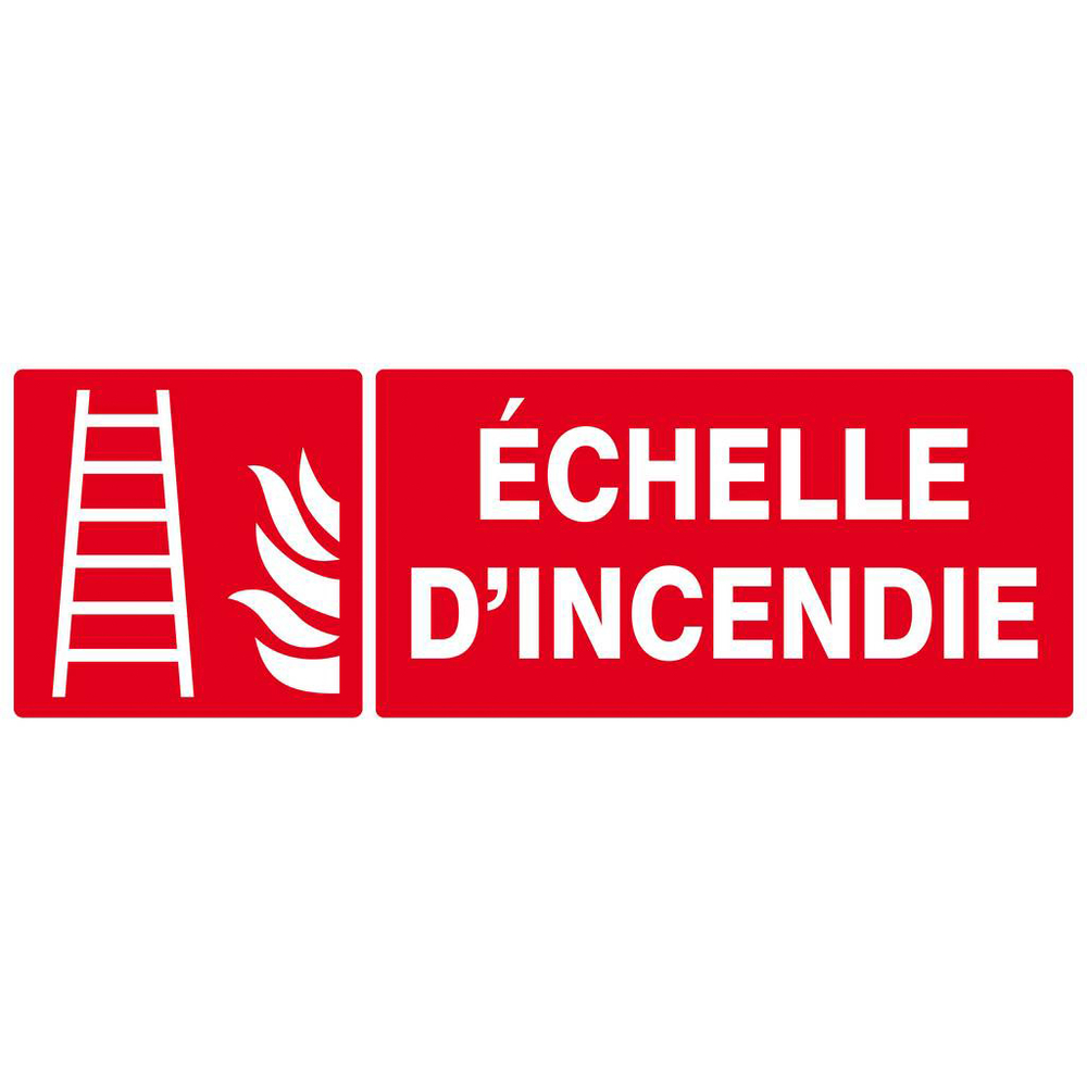 PANNEAU ECHELLE D'INCENDIE 330X120MM TALIAPLAST - 626102