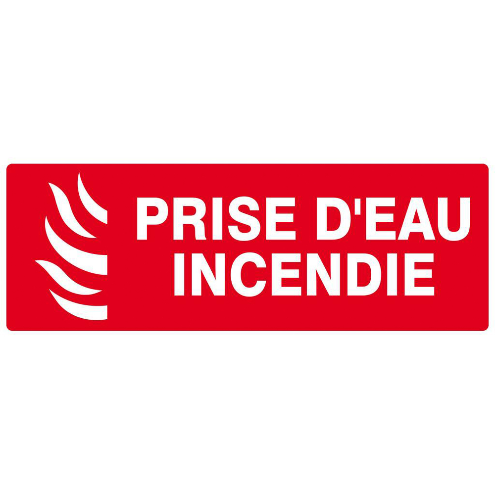 PANNEAU PRISE D'EAU INCENDIE 330X120MM TALIAPLAST - 626113