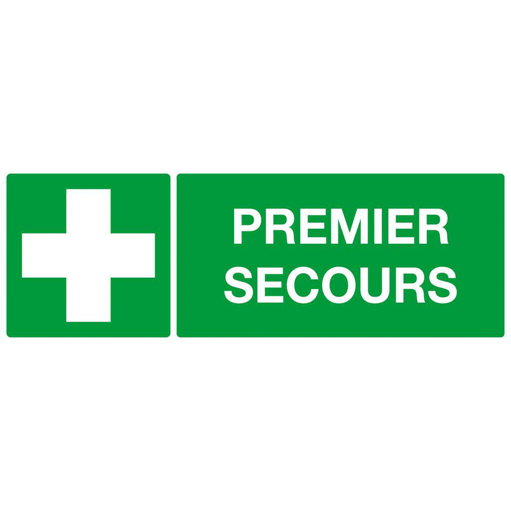 PANNEAU PREMIER SECOURS 330X120MM TALIAPLAST - 626404