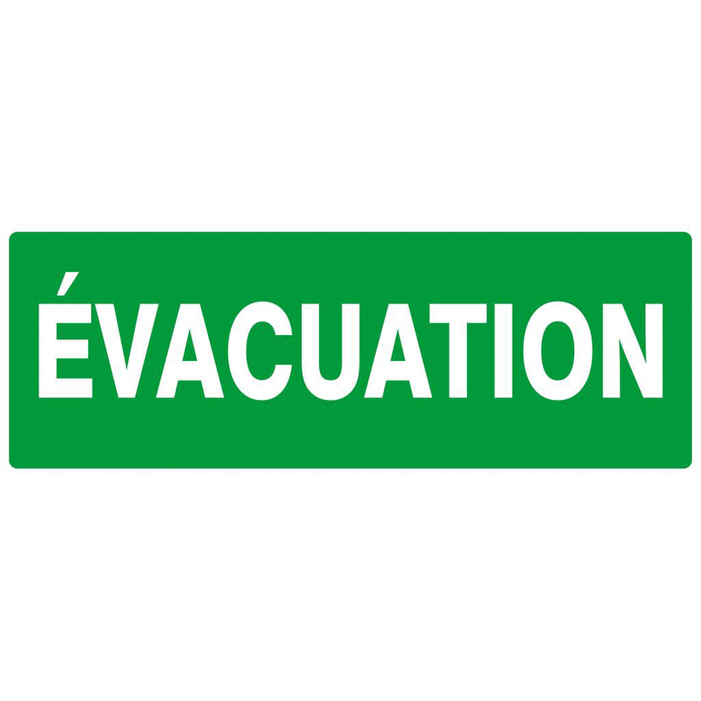 PANNEAU EVACUATION 330X120MM TALIAPLAST - 626418