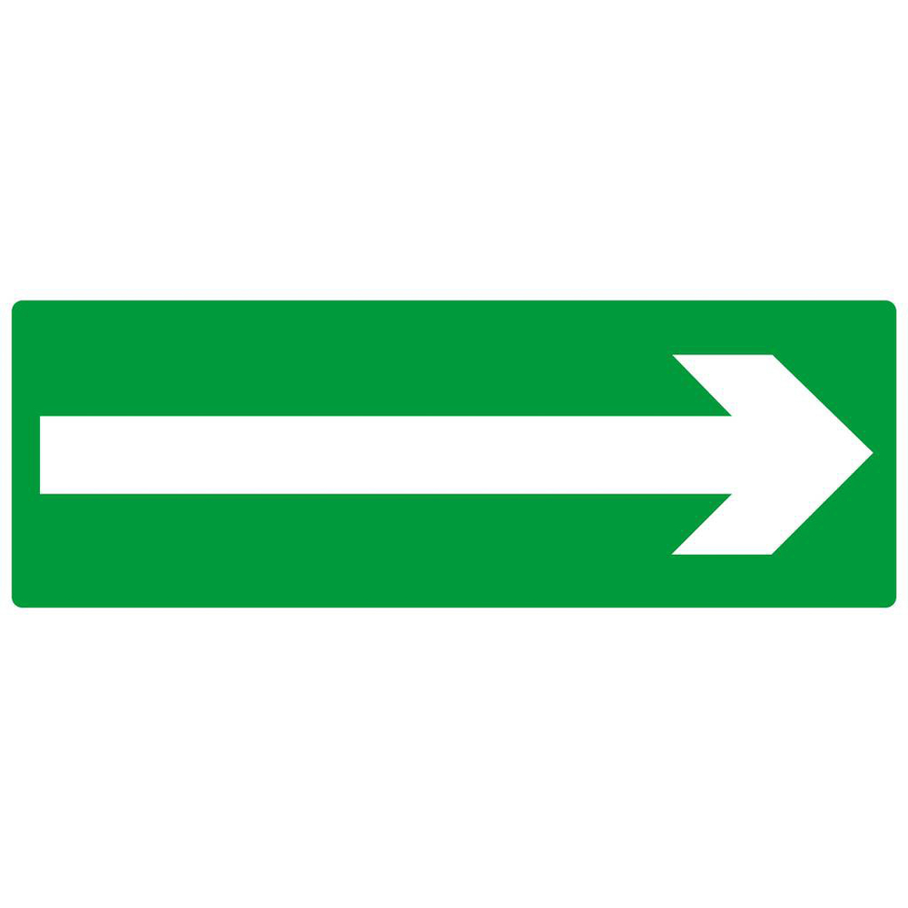 PANNEAU FLECHE (SECOURS) 330X120MM TALIAPLAST - 626420