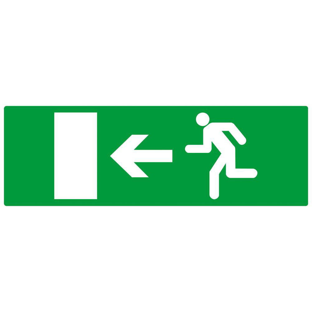 PANNEAU EVACUATION VERS SORTIE GAUCHE 330X120MM TALIAPLAST - 626424