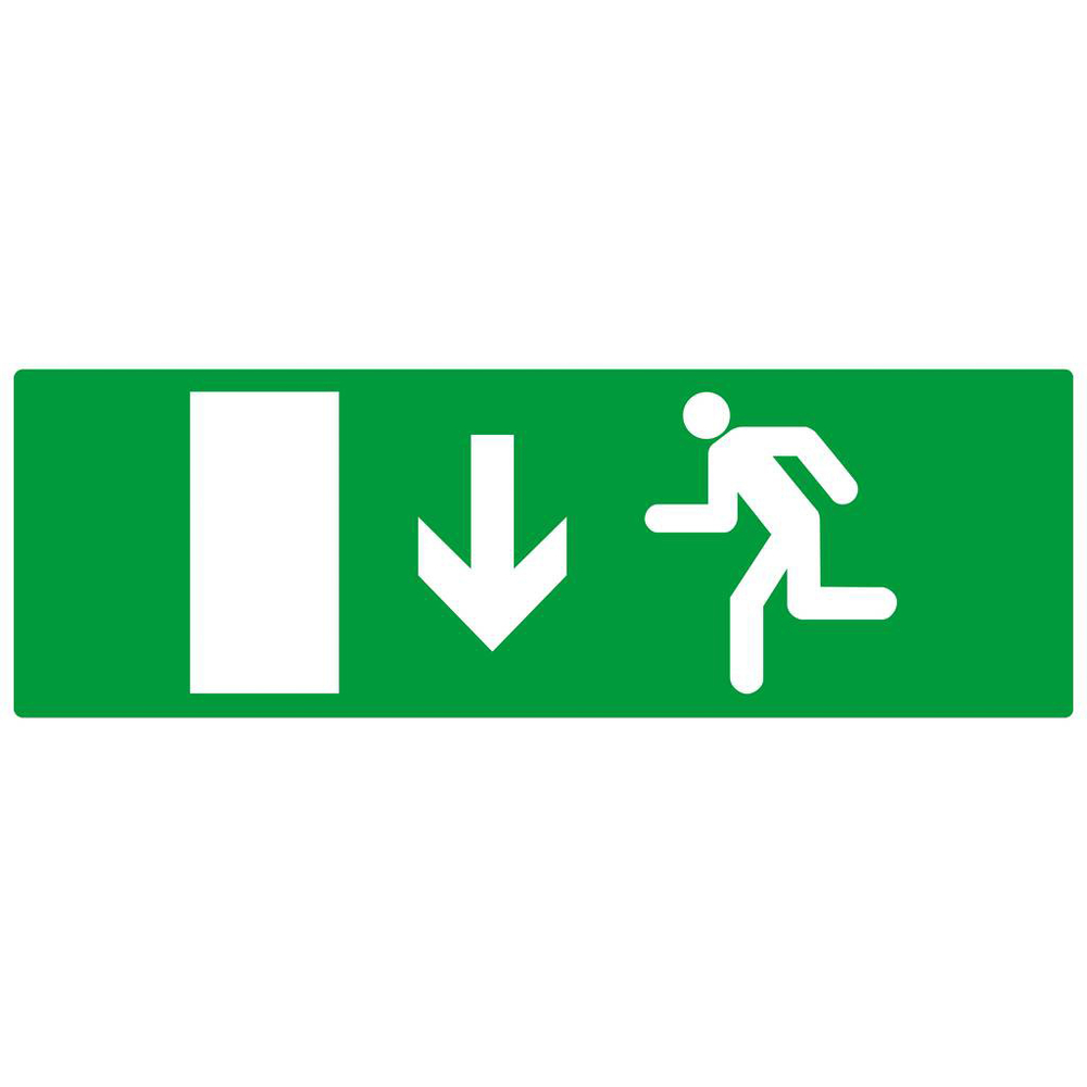 PANNEAU EVACUATION SORTIE BAS GAUCHE 330X120MM TALIAPLAST - 626426