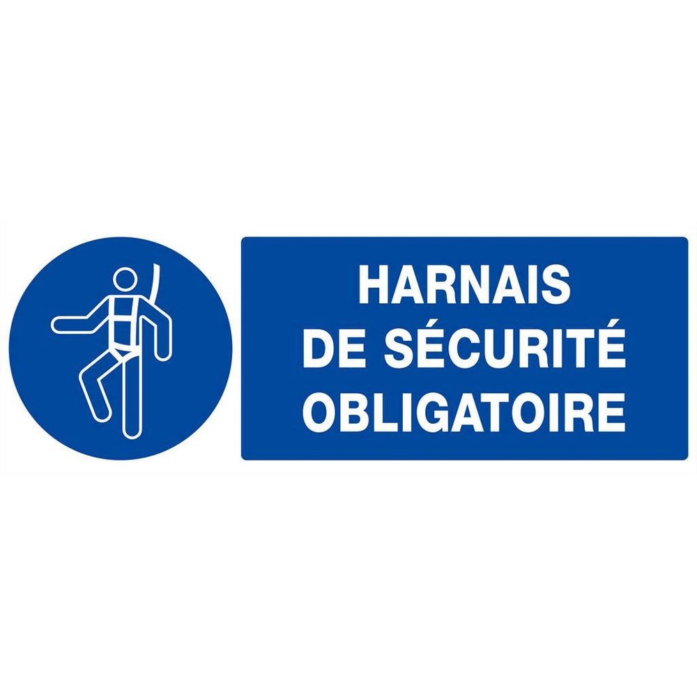 PANNEAU HARNAIS DE SECURITE OBLIGATOIRE 330X120MM TALIAPLAST - 626515