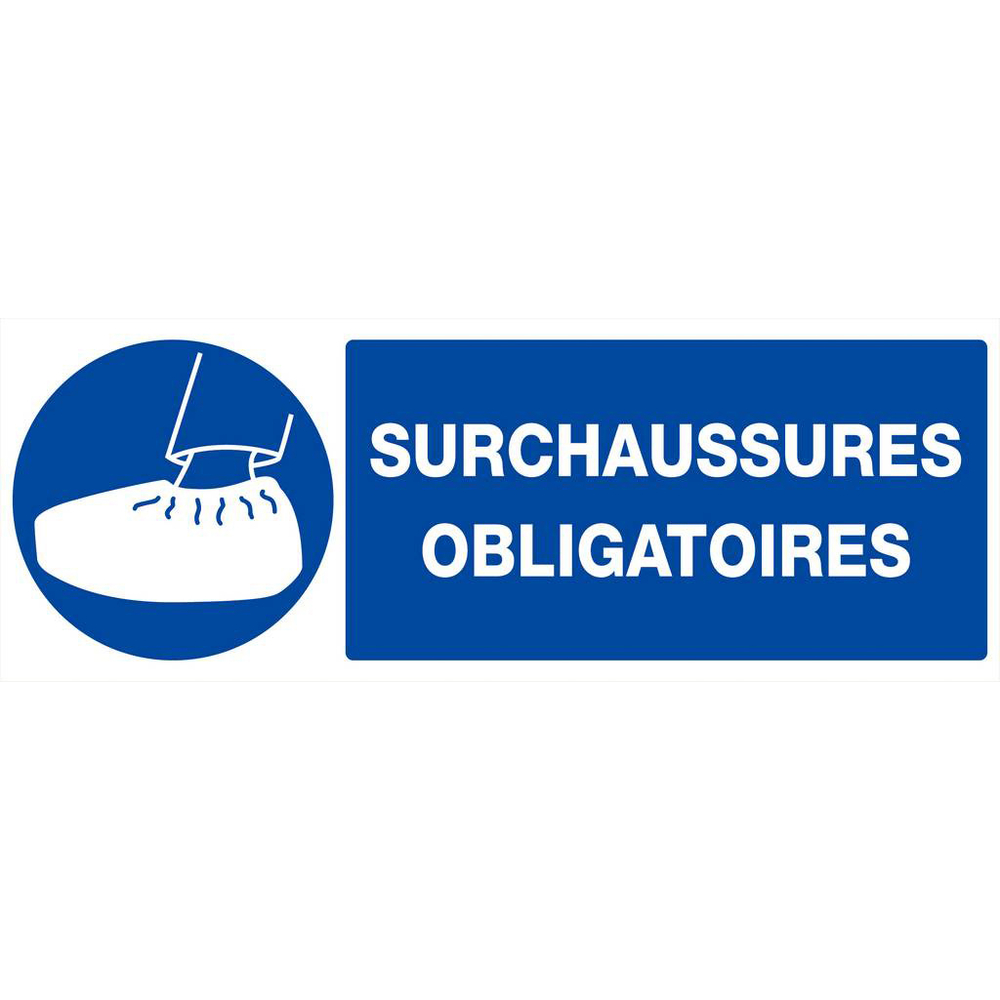 PANNEAU SURCHAUSSURES OBLIGATOIRES 330X120MM TALIAPLAST - 626522