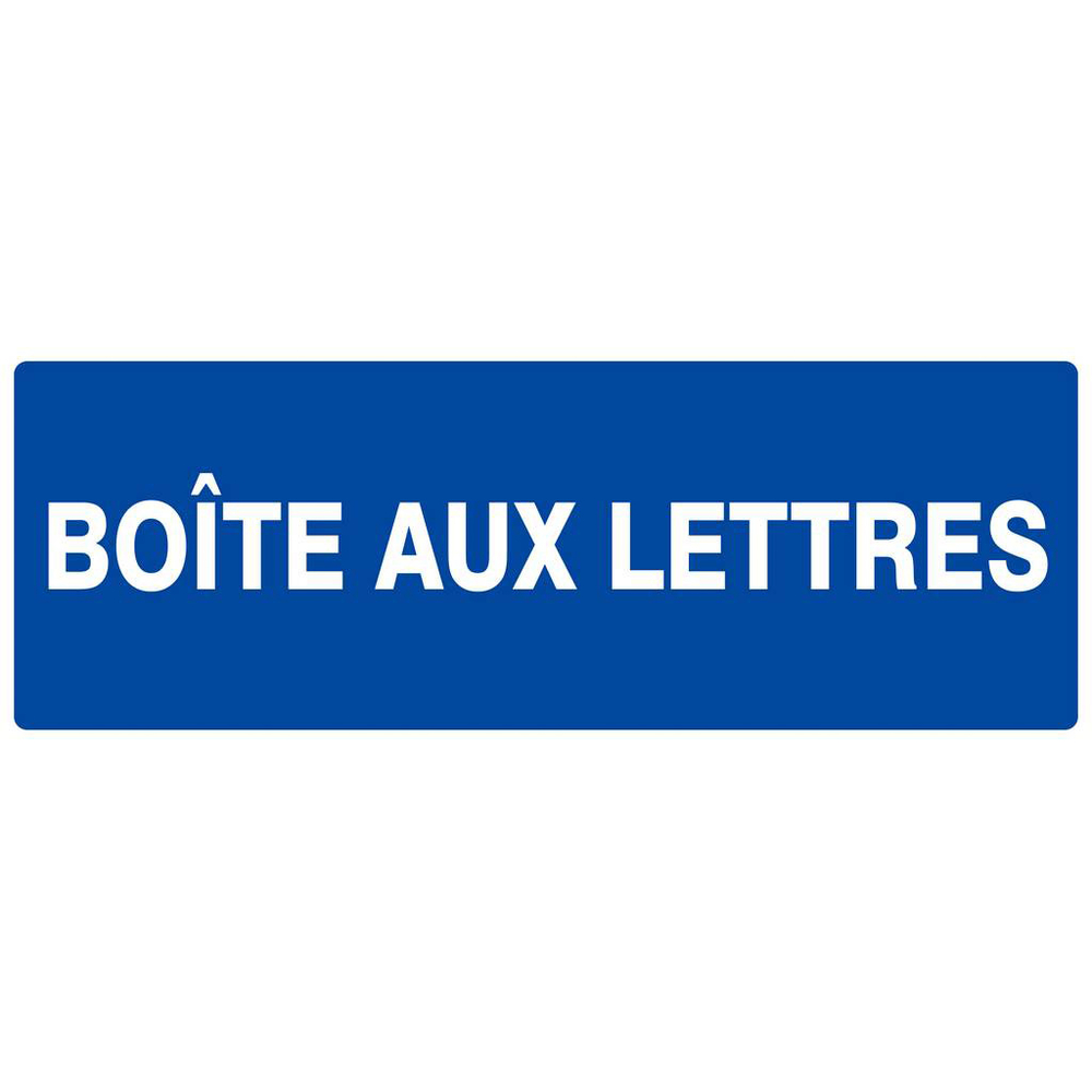 Panneau rigide BOITE AUX LETTRES 330X120MM TALIAPLAST - 626609