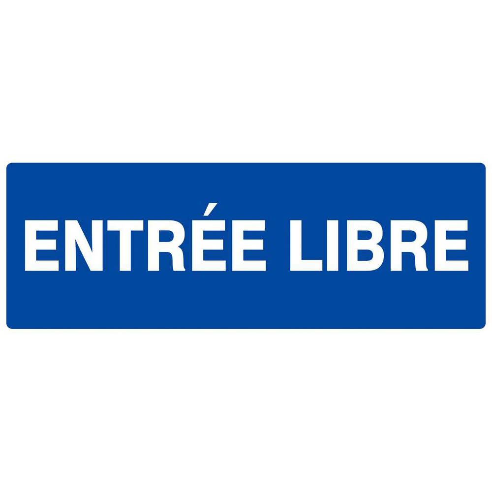 Panneau rigide ENTREE LIBRE 330X120MM TALIAPLAST - 626615