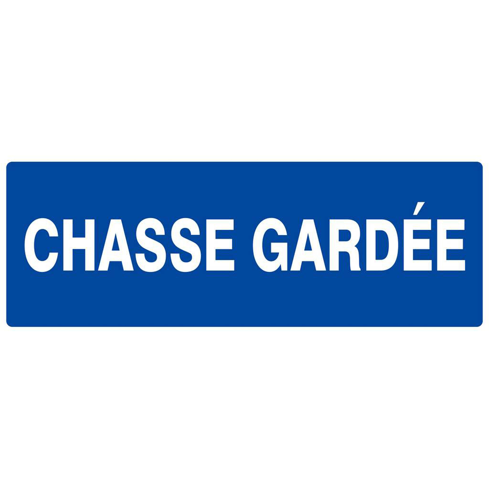 Panneau rigide CHASSE GARDEE 330X120MM TALIAPLAST - 626644