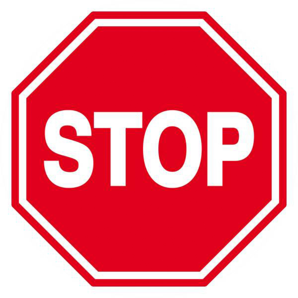 Panneau rigide STOP Ø180MM TALIAPLAST - 627209