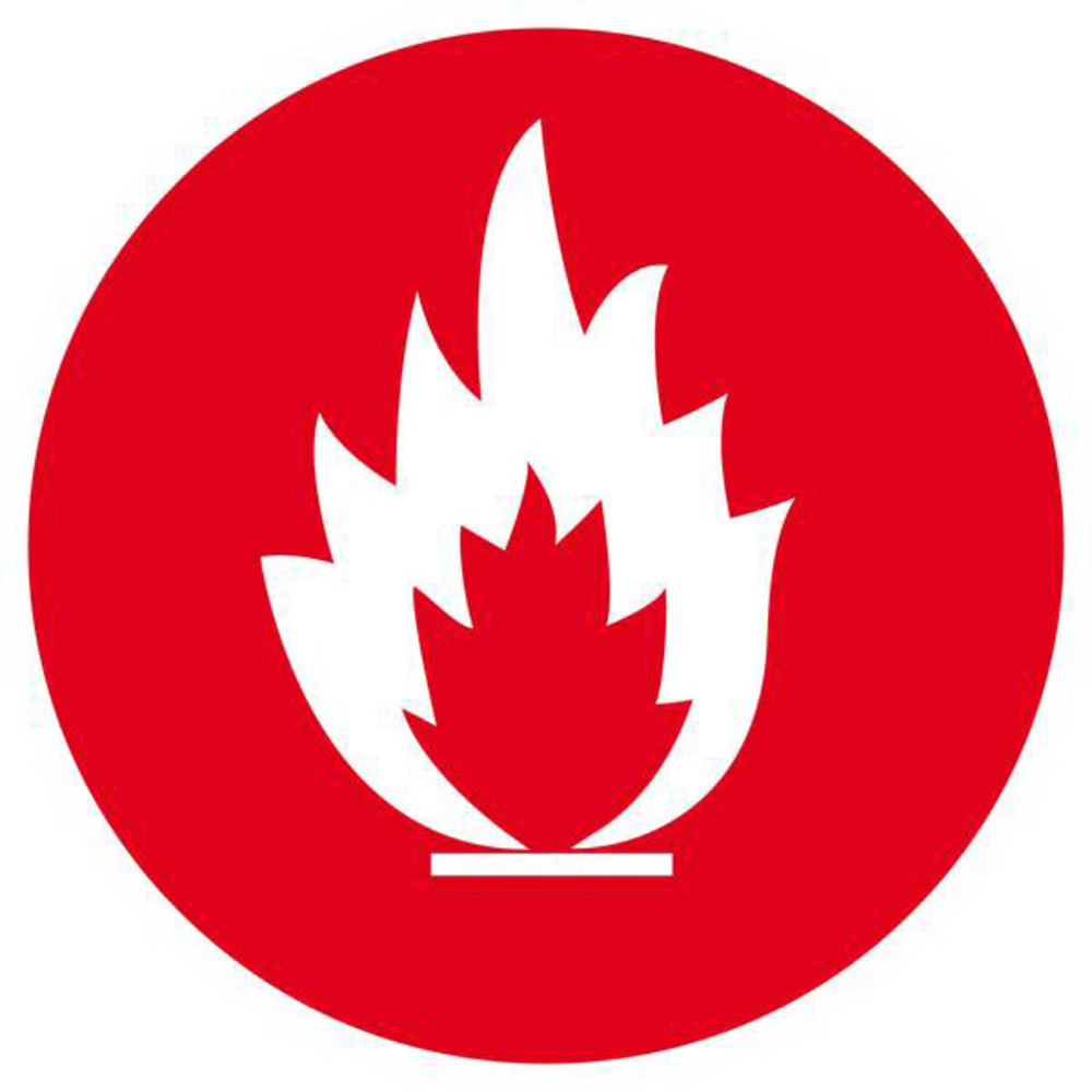 Panneau rigide FLAMME INTERDITE Ø180MM TALIAPLAST - 627304