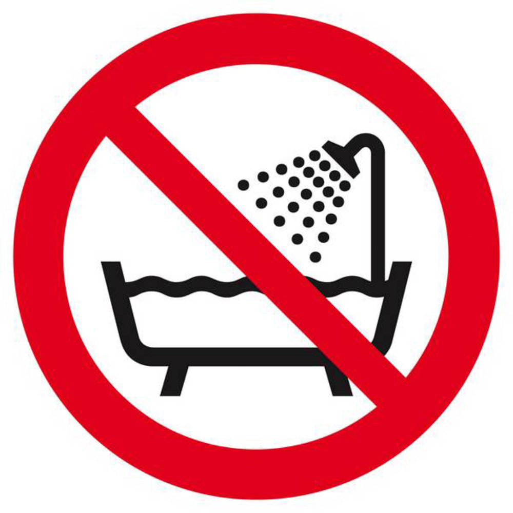 Panneau rigide NE PAS UTILISER DANS UNE BAIGNOIRE / UNE DOUCHE D.180mm TALIAPLAST - 627307