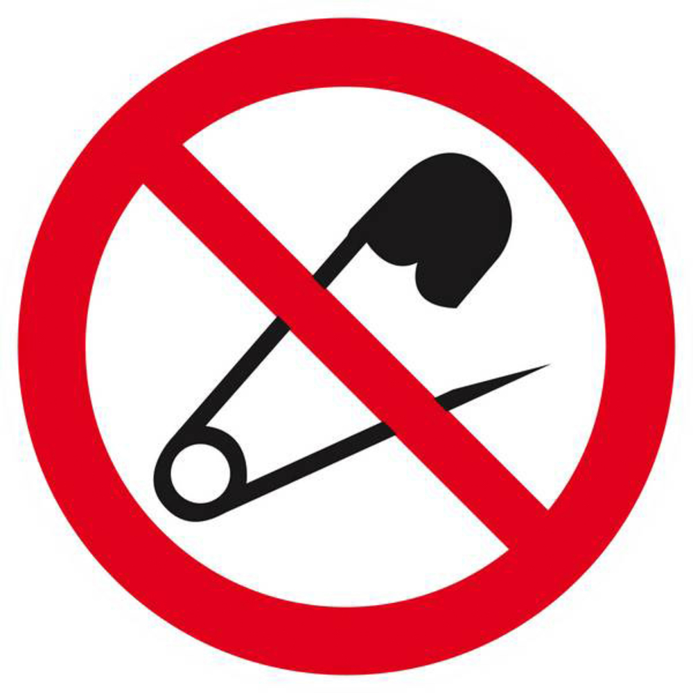 Panneau rigide EPINGLE INTERDITE Ø180MM TALIAPLAST - 627316