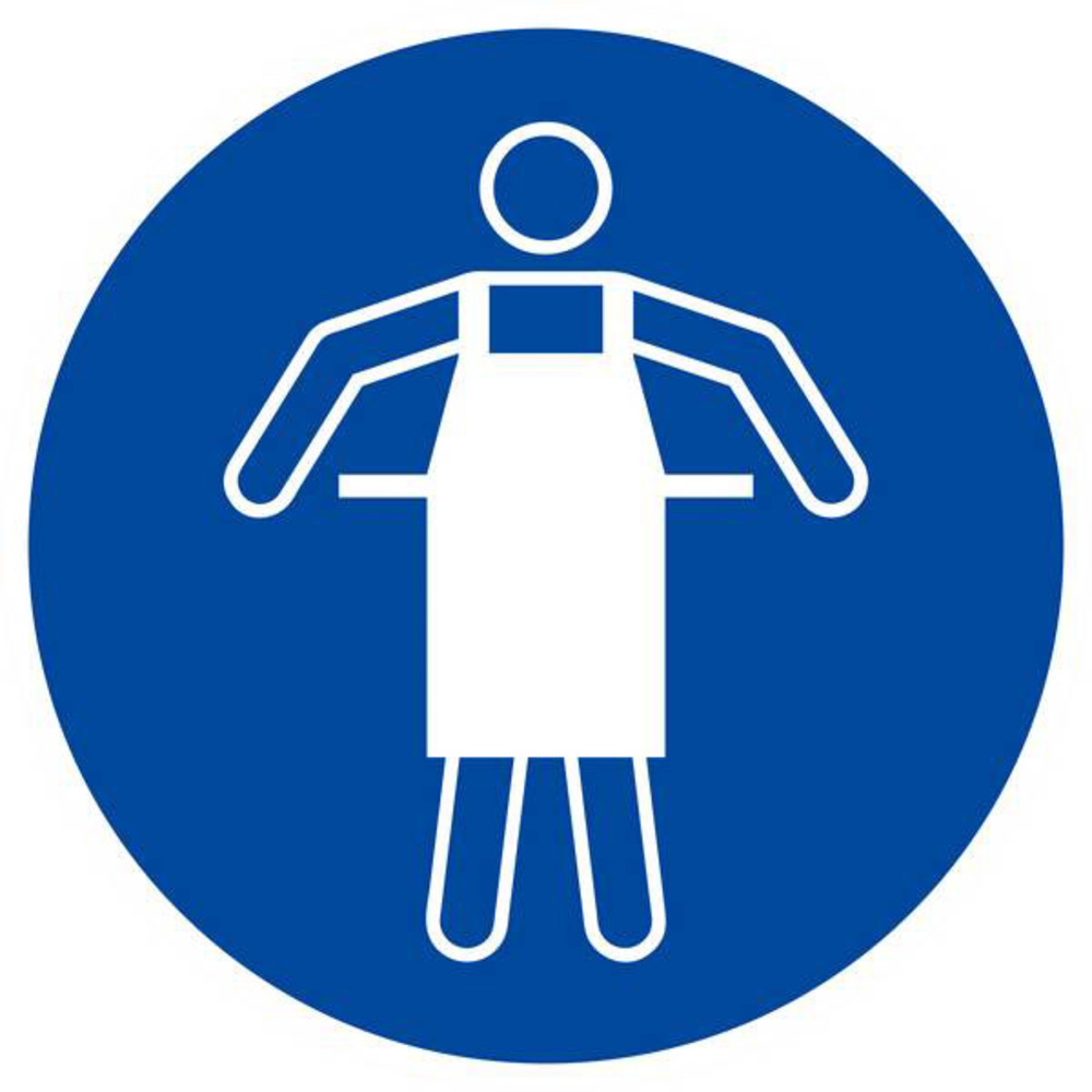 Panneau rigide TABLIER DE PROTECTION OBLIGATOIRE Ø180MM TALIAPLAST - 627517