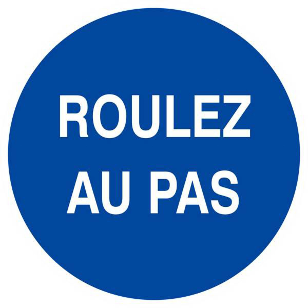 Panneau rigide ROULEZ AU PAS Ø180MM TALIAPLAST - 627520