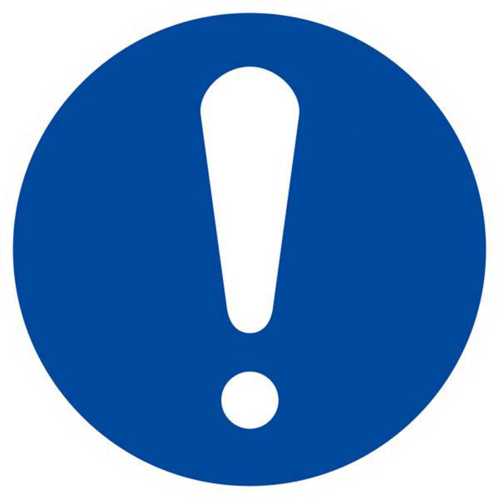 Panneau rigide OBLIGATION, SIGNAL GENERAL Ø180MM TALIAPLAST - 627529