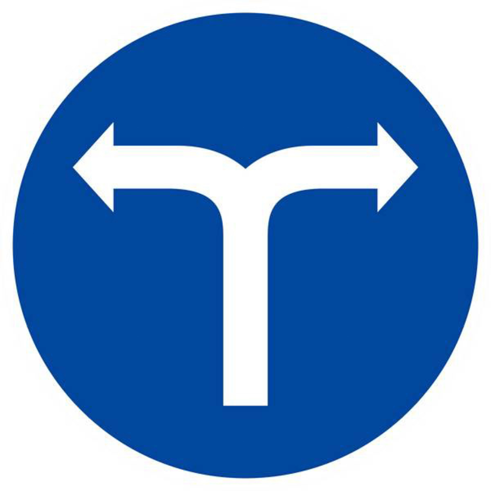 Panneau rigide VIRAGE A DROITE OU A GAUCHE Ø180MM TALIAPLAST - 627581