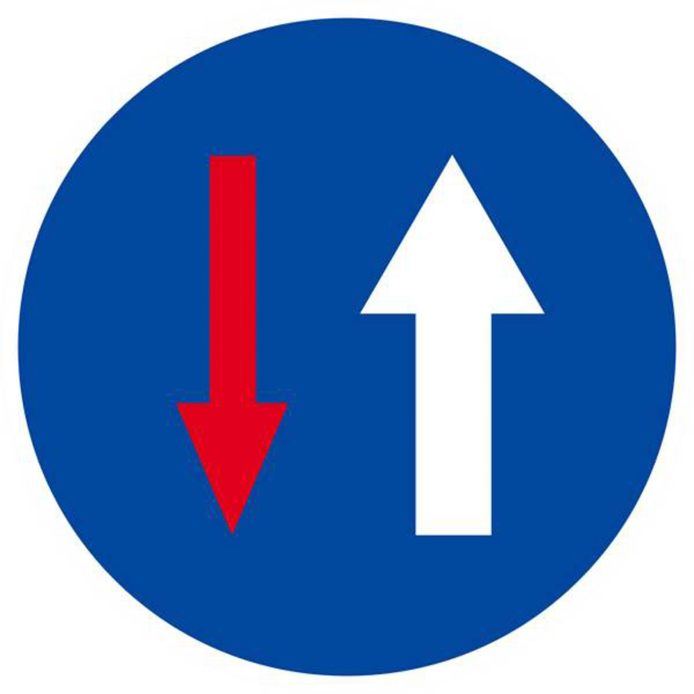 Panneau rigide VOUS AVEZ LA PRIORITE Ø180MM TALIAPLAST - 627585