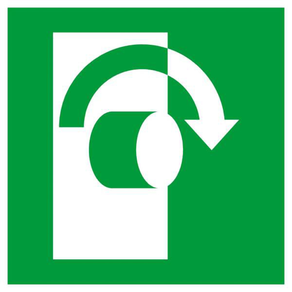 PANNEAU TOURNER DANS LE SENS HORAIRE POUR OUVRIR 200X200MM TALIAPLAST - 628425