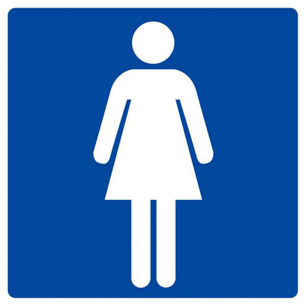 Panneau rigide TOILETTES DAMES 200X200MM TALIAPLAST - 628604