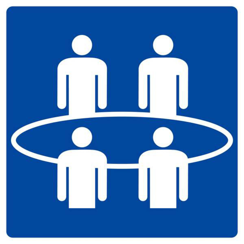 Panneau rigide SALLE DE REUNION 200X200MM TALIAPLAST - 628620