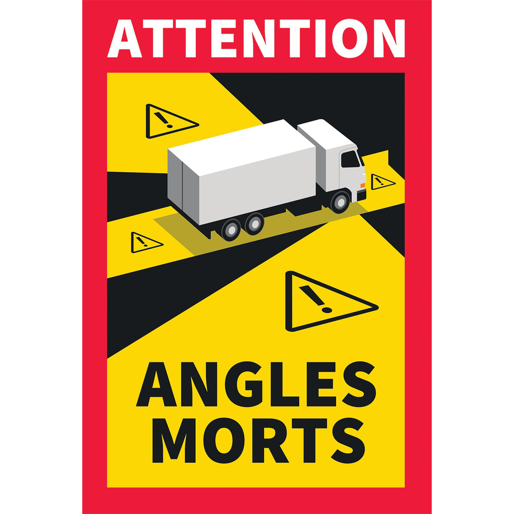 Angles morts camion 250x170mm adhesif TALIAPLAST - 629101