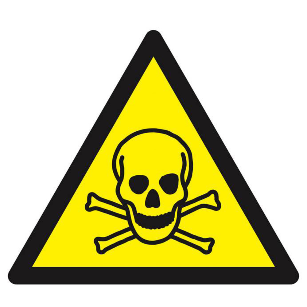 Panneau rigide DANGER, MATIERES TOXIQUES 300X300X300MM TALIAPLAST - 629303
