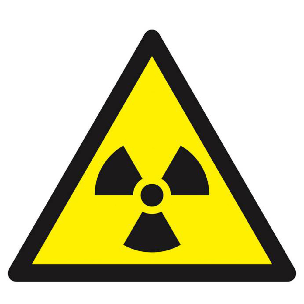 Panneau rigide DANGER MAT. RADIOACTIVES//RAD° IONISANTES 300X300X300mm TALIAPLAST - 629310