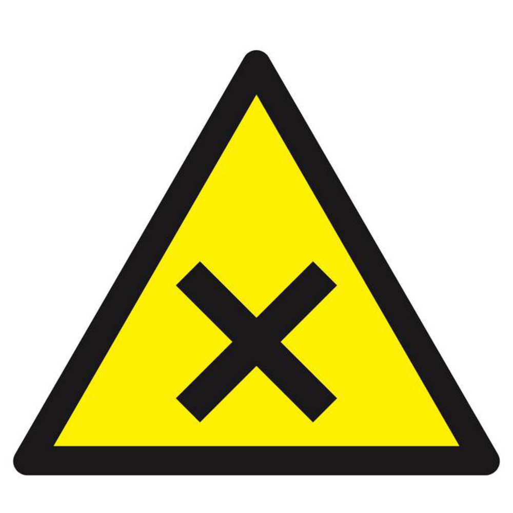 Panneau rigide DANGER MATIERES NOCIVES OU IRRITANTES 300X300X300MM TALIAPLAST - 629314