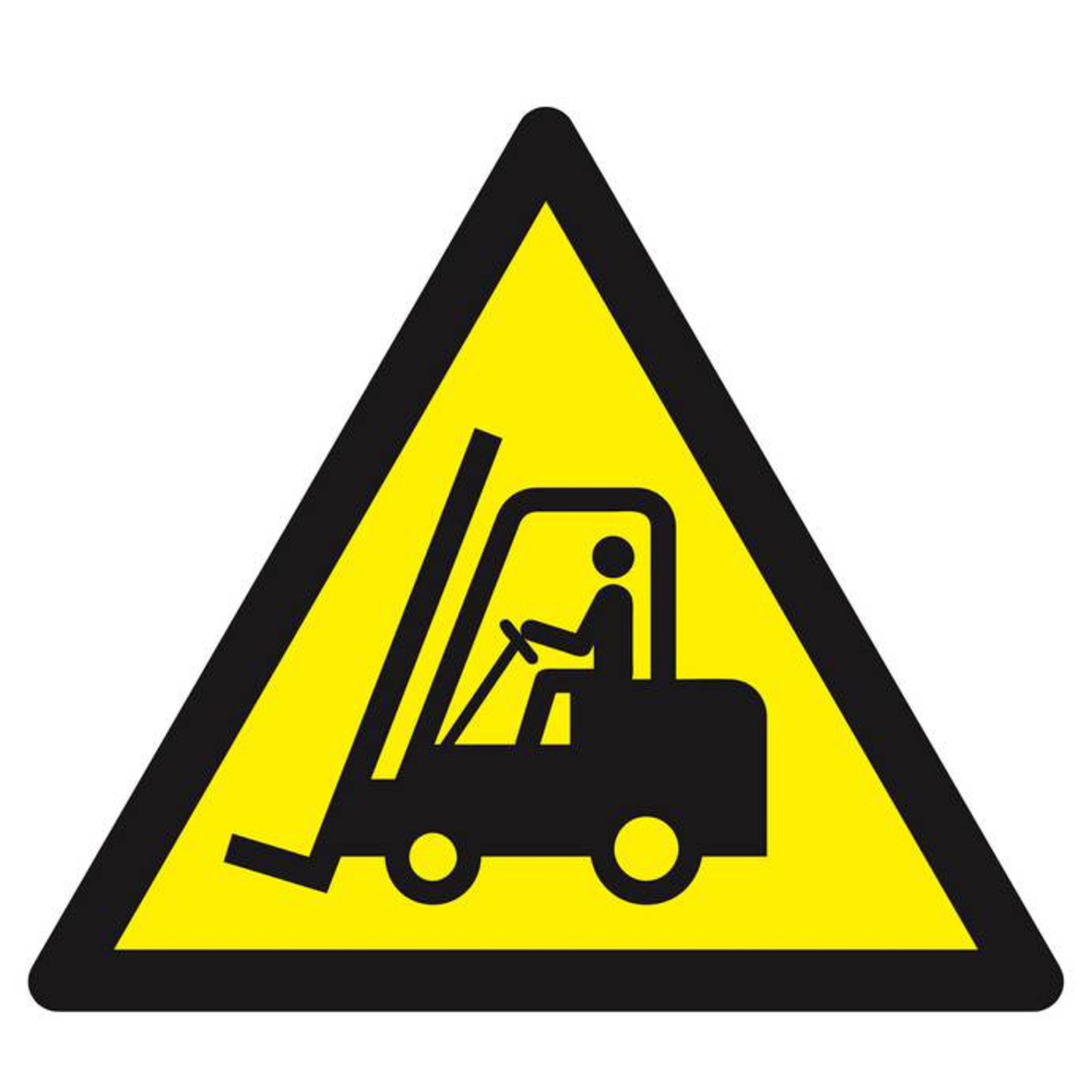 Panneau rigide DANGER, CHAR. ELEVATEURS/VEH. INDUSTRIELS 300x300x300mm TALIAPLAST - 629316