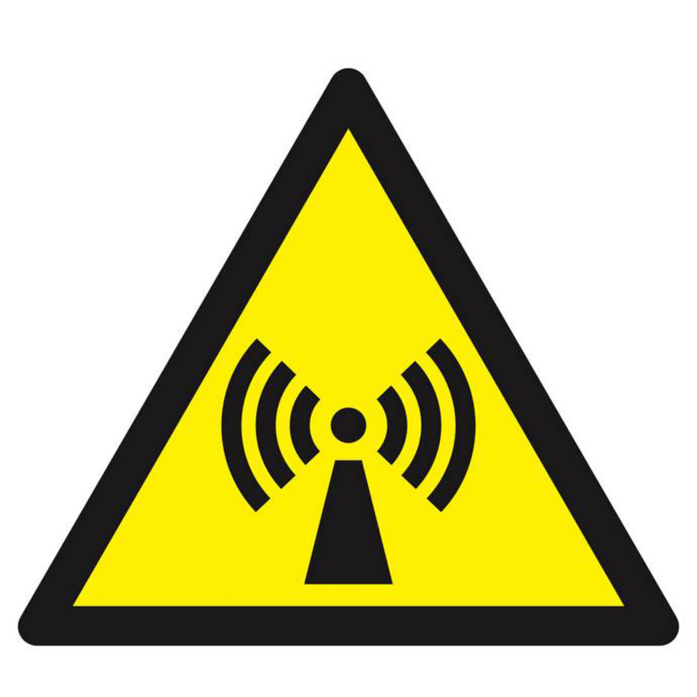 Panneau rigide DANGER, RADIATIONS NON IONISANTES 300X300X300MM TALIAPLAST - 629320