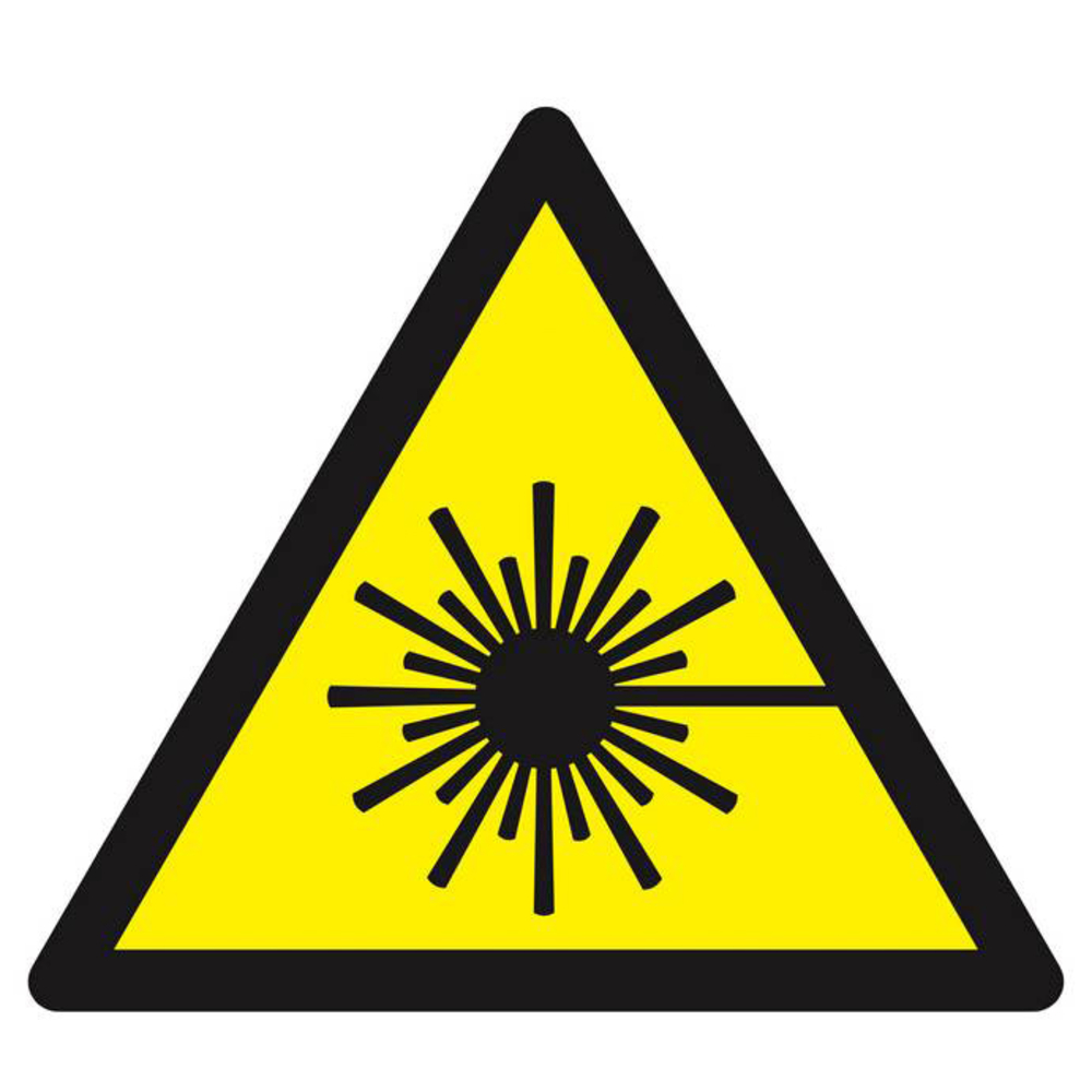Panneau rigide DANGER, RAYONNEMENT LASER 300X300X300MM TALIAPLAST - 629321