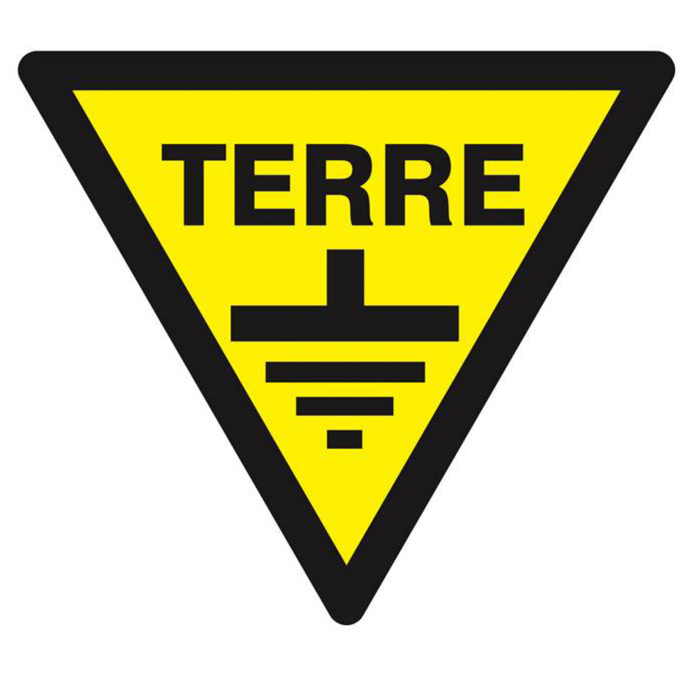 Panneau rigide DANGER TERRE 300X300X300MM TALIAPLAST - 629324