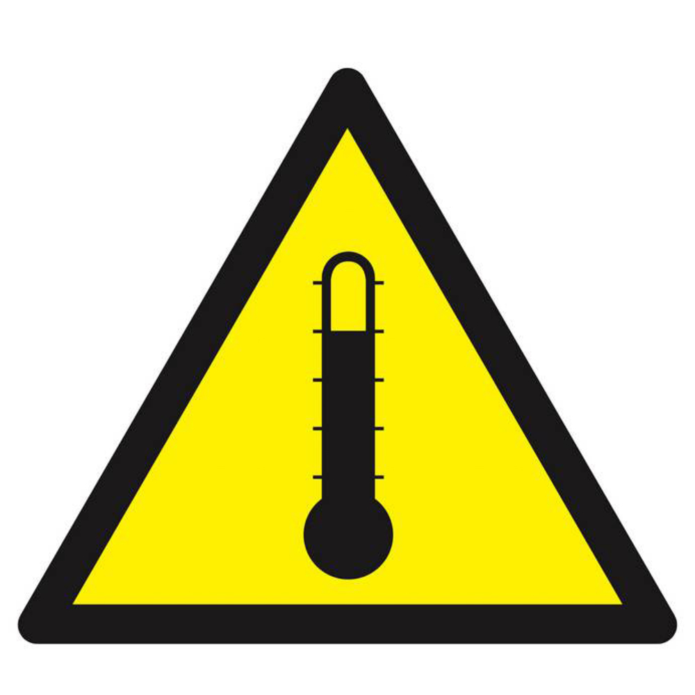 Panneau rigide DANGER HAUTE TEMPERATURE 300X300X300MM TALIAPLAST - 629341