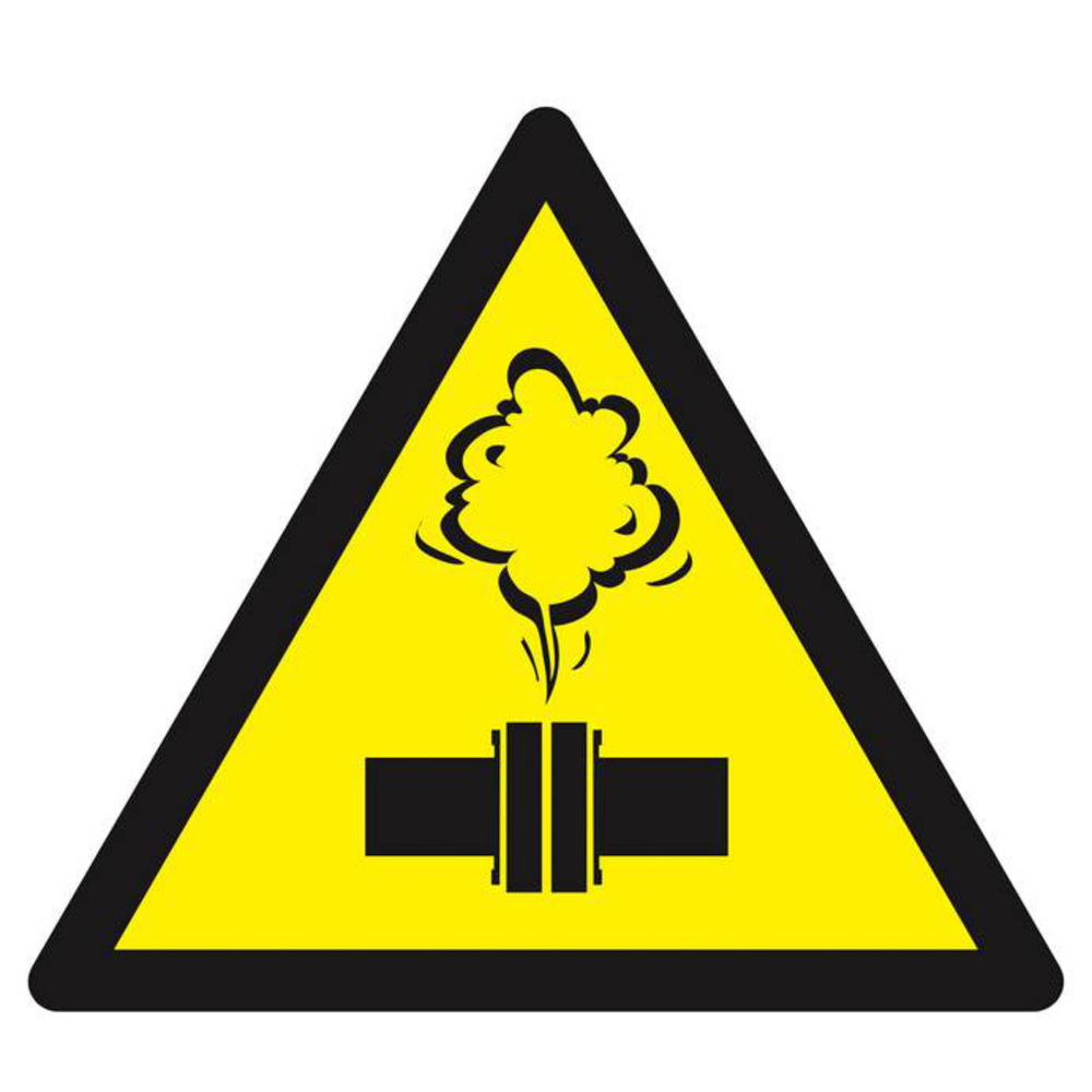 Panneau rigide DANGER VAPEUR CHAUDE 300X300X300MM TALIAPLAST - 629345