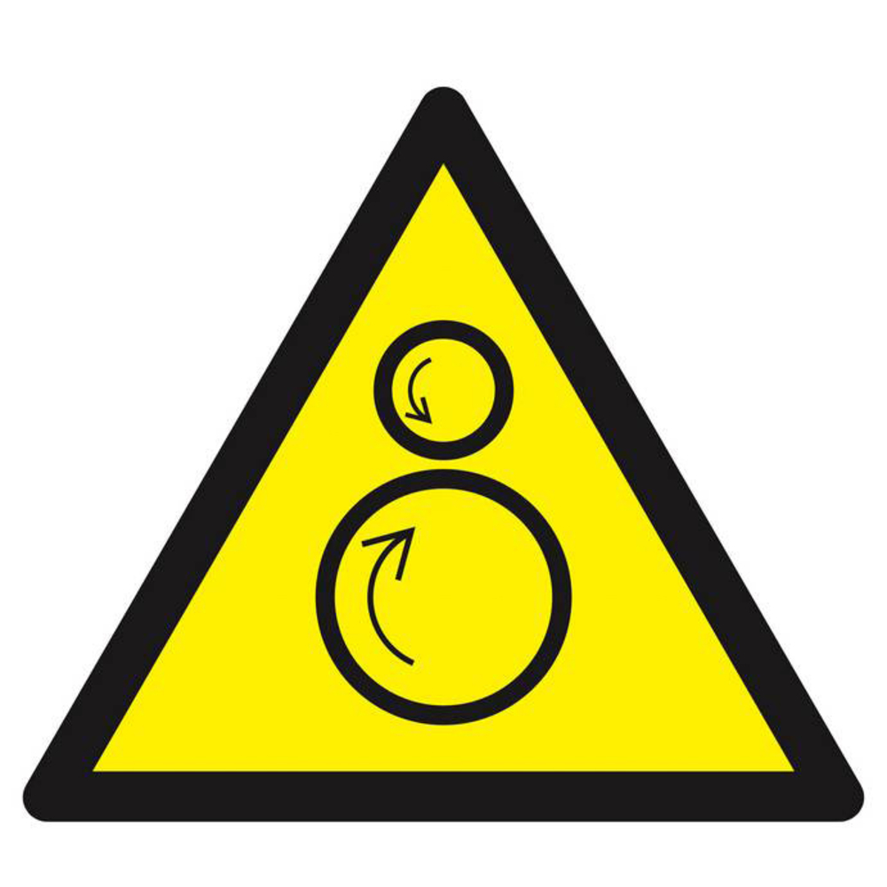 Panneau rigide DANGER, ROULEAUX CONTRAROTATIFS 300X300X300MM TALIAPLAST - 629358