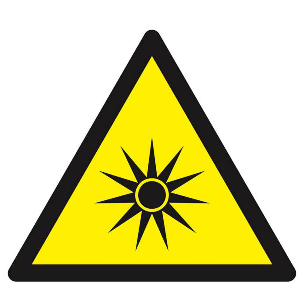 Panneau rigide DANGER, RAYONNEMENT OPTIQUE 300X300X300MM TALIAPLAST - 629370