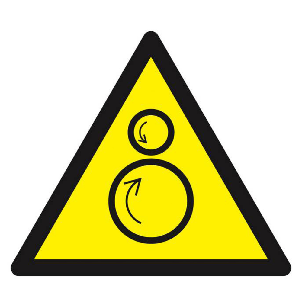 Panneau rigide DANGER, ROULEAUX CONTRAROTATIFS 100X100X100MM TALIAPLAST - 629906