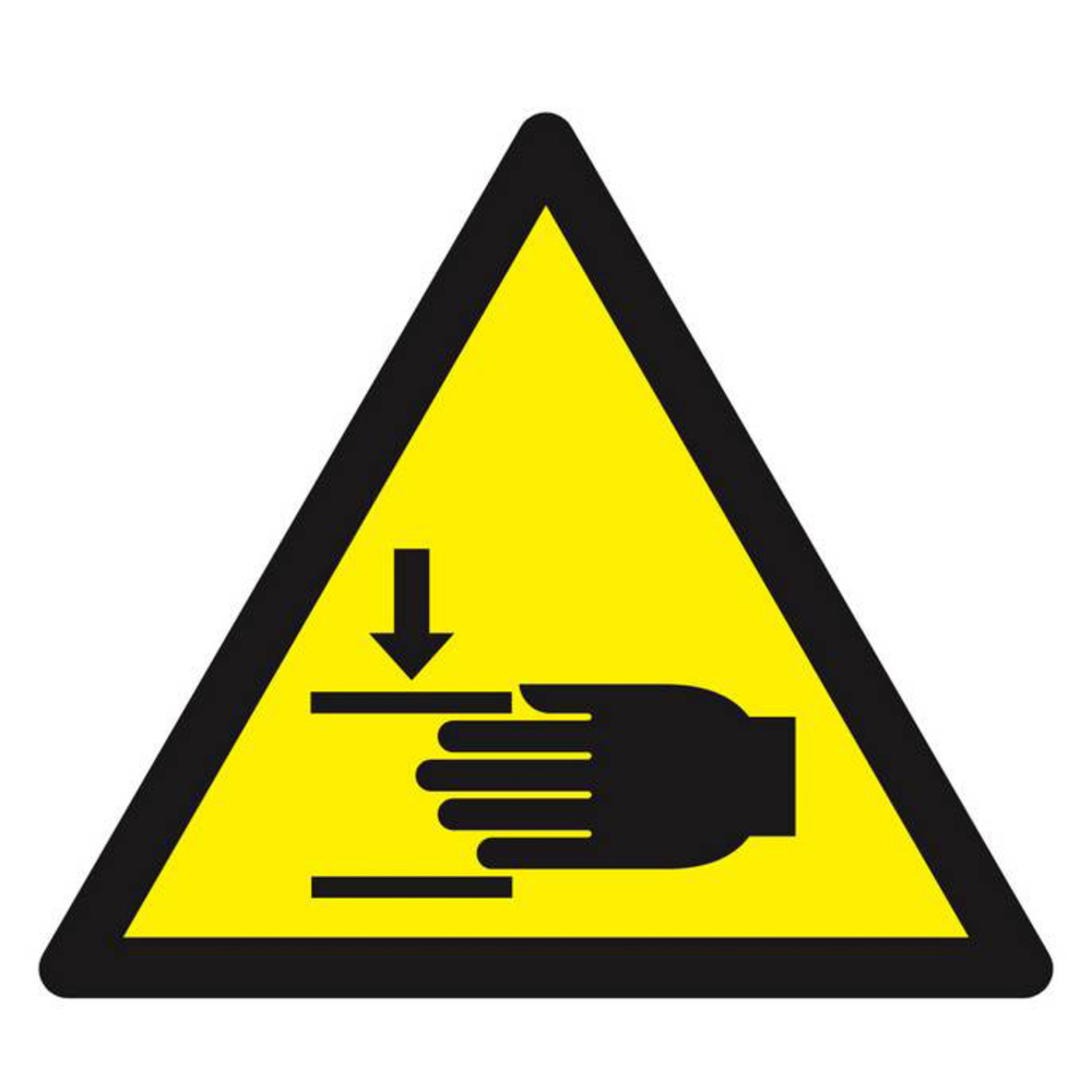 Panneau rigide DANGER, ECRASEMENT DES MAINS 100X100X100MM TALIAPLAST - 629907
