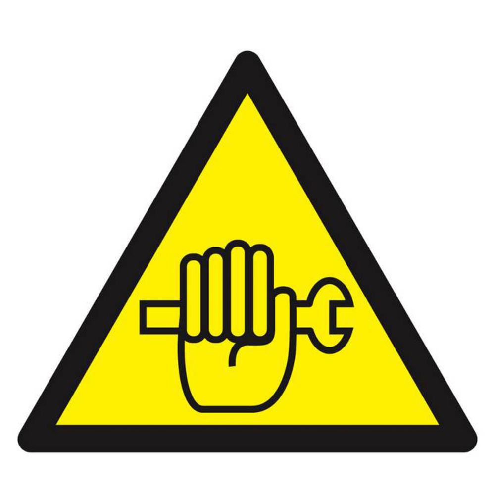 Panneau rigide DANGER TRAVAUX DE MAINTENANCE EN COURS 100X100X100MM TALIAPLAST - 629909