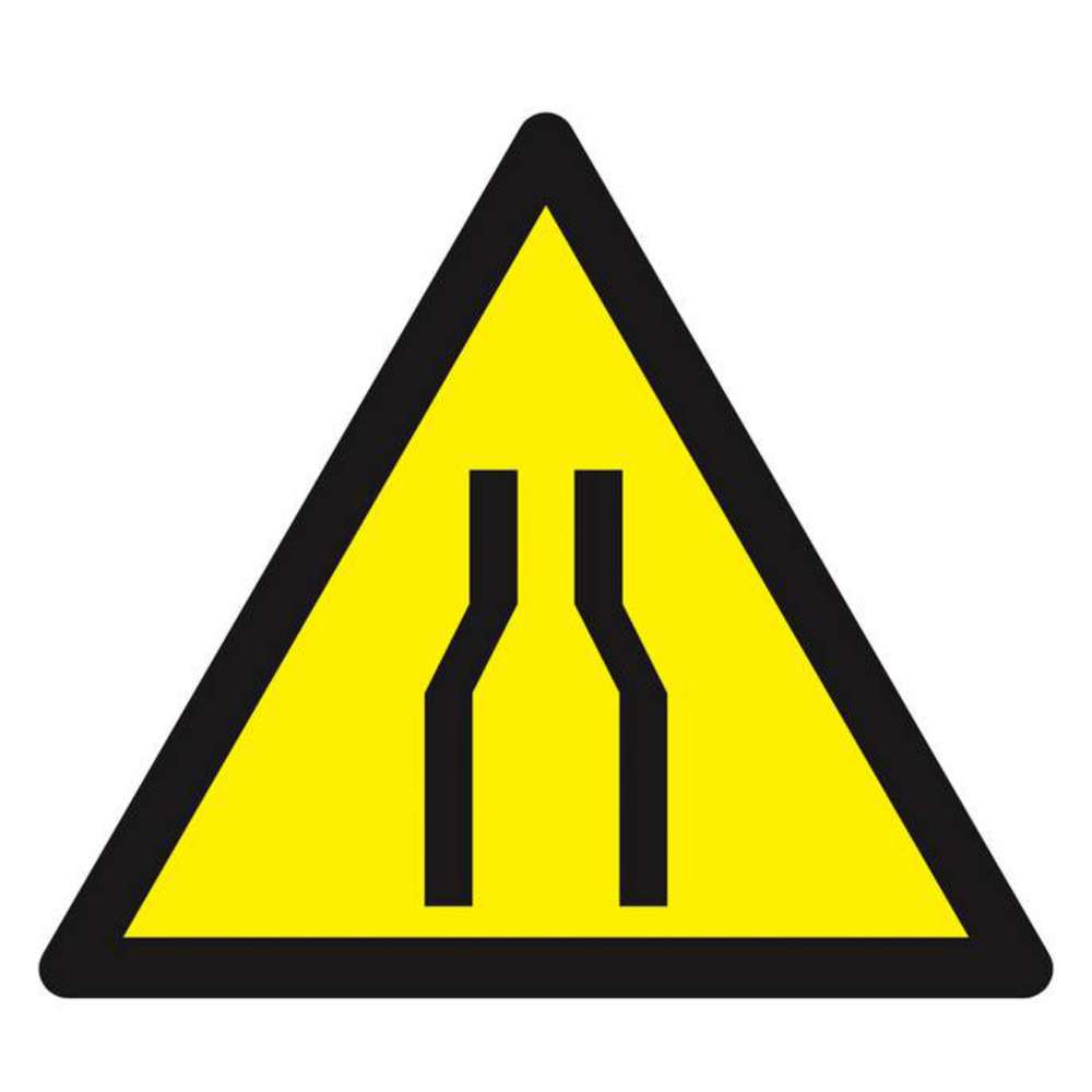 Panneau rigide DANGER RETRECISSEMENT 100X100X100MM TALIAPLAST - 629913