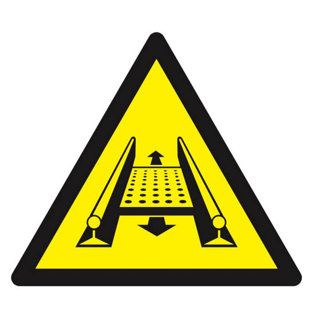 Panneau rigide DANGER INSTALLATION MOBILE 100X100X100MM TALIAPLAST - 629914